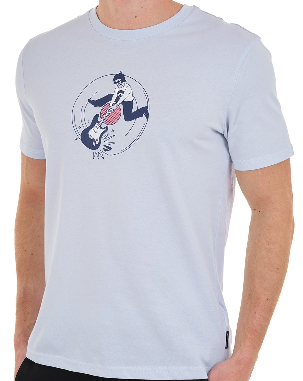 Ben Sherman Smash Target T-shirt Light Blue