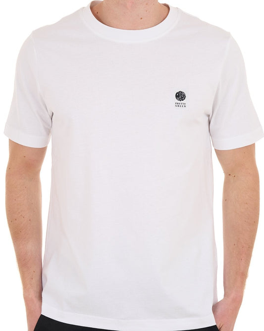 Pretty Green Sinclair T Shirt White