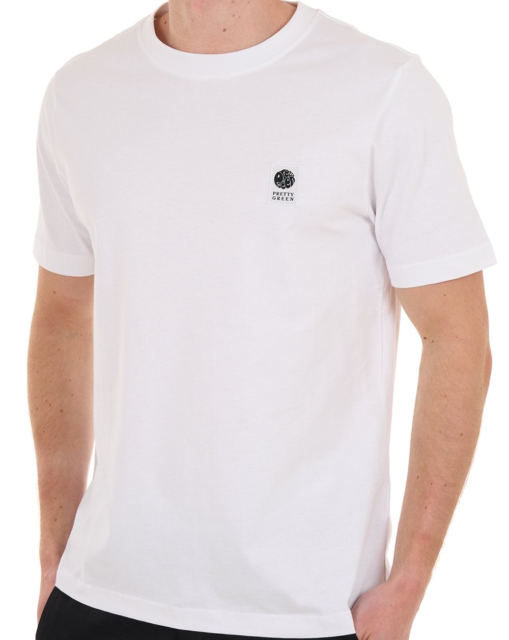 Pretty Green Sinclair T Shirt White