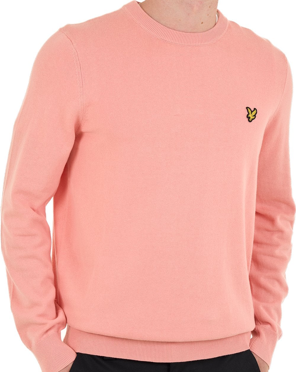 Lyle & Scott Cotton Crew Neck Jumper Pink