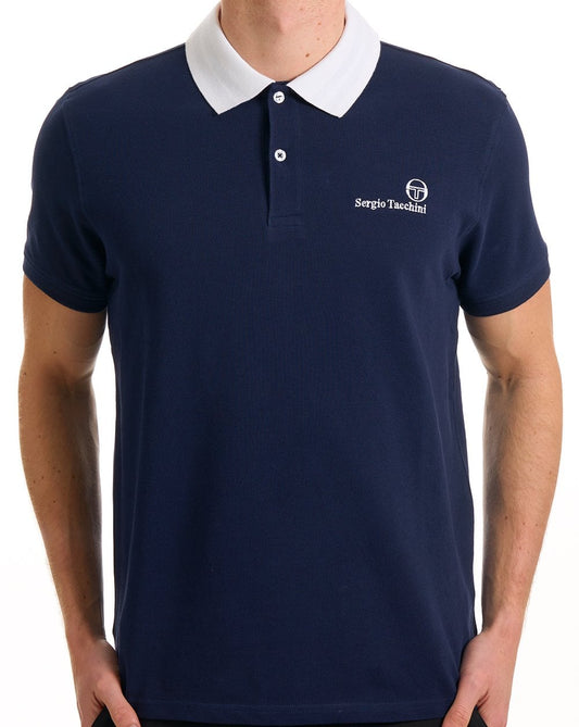 Sergio Tacchini Bondi Polo Shirt Navy Blue