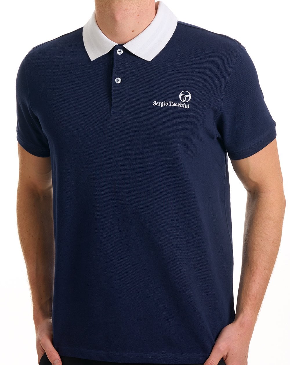 Sergio Tacchini Bondi Polo Shirt Navy Blue