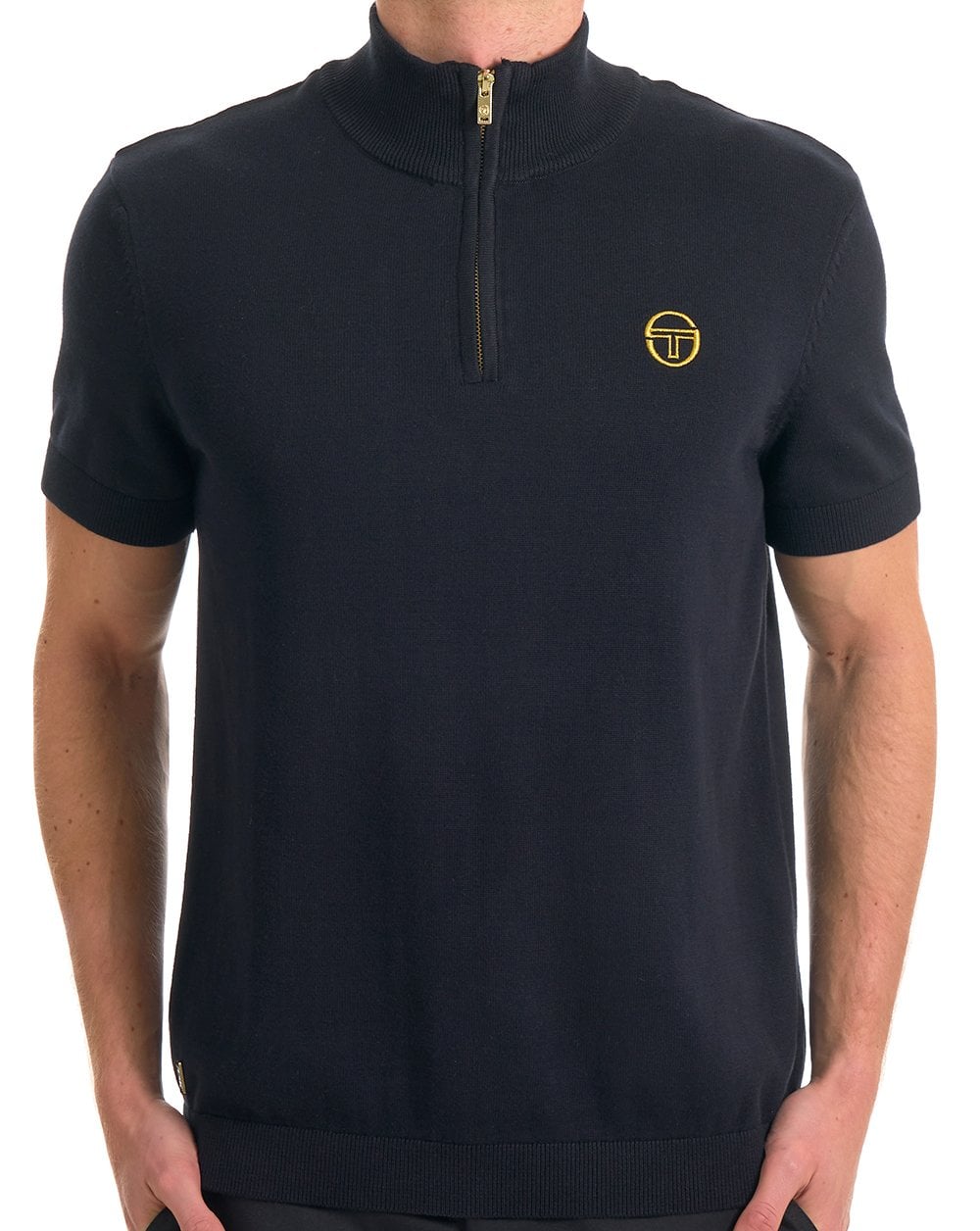 Sergio Tacchini Daytone 1/4 Zip Knit Black