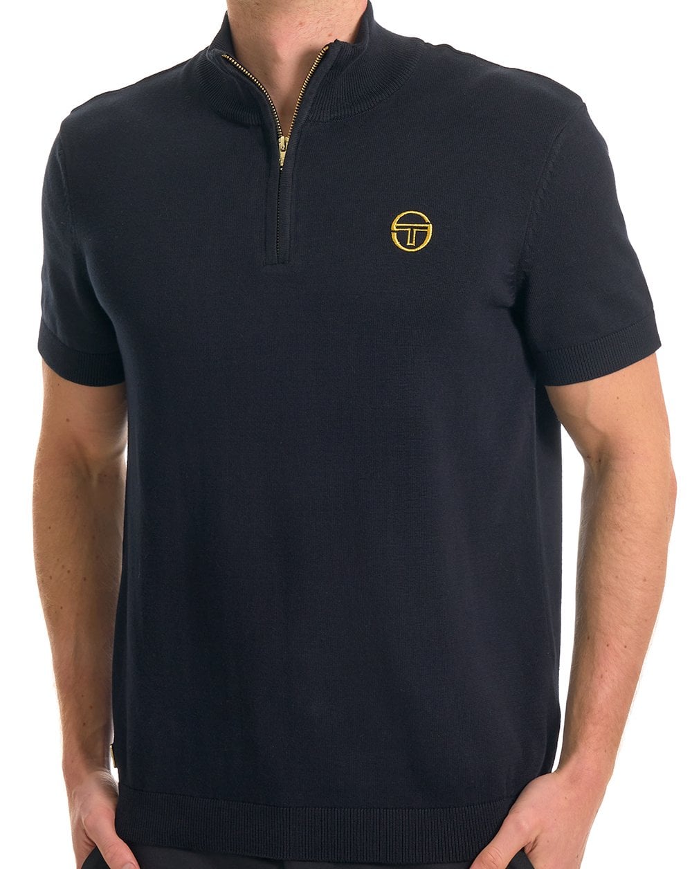 Sergio Tacchini Daytone 1/4 Zip Knit Black