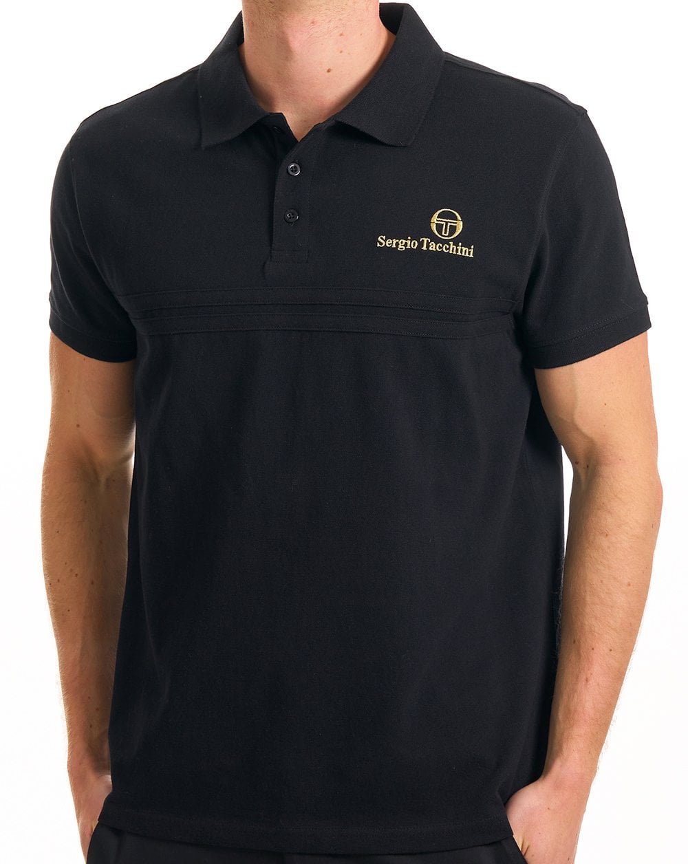 Sergio Tacchini Supermac Primo Polo Black
