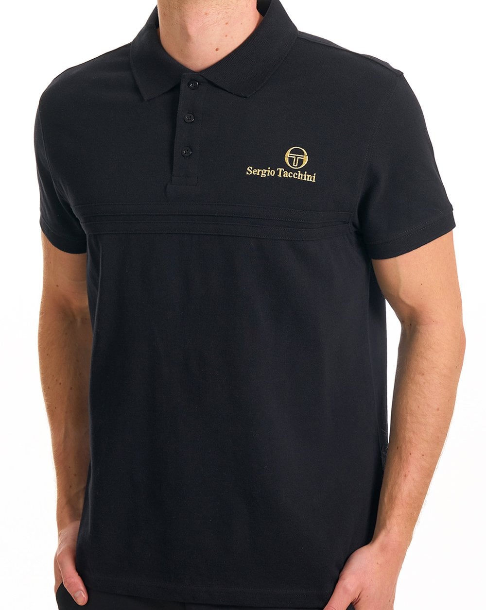 Sergio Tacchini Supermac Primo Polo Black