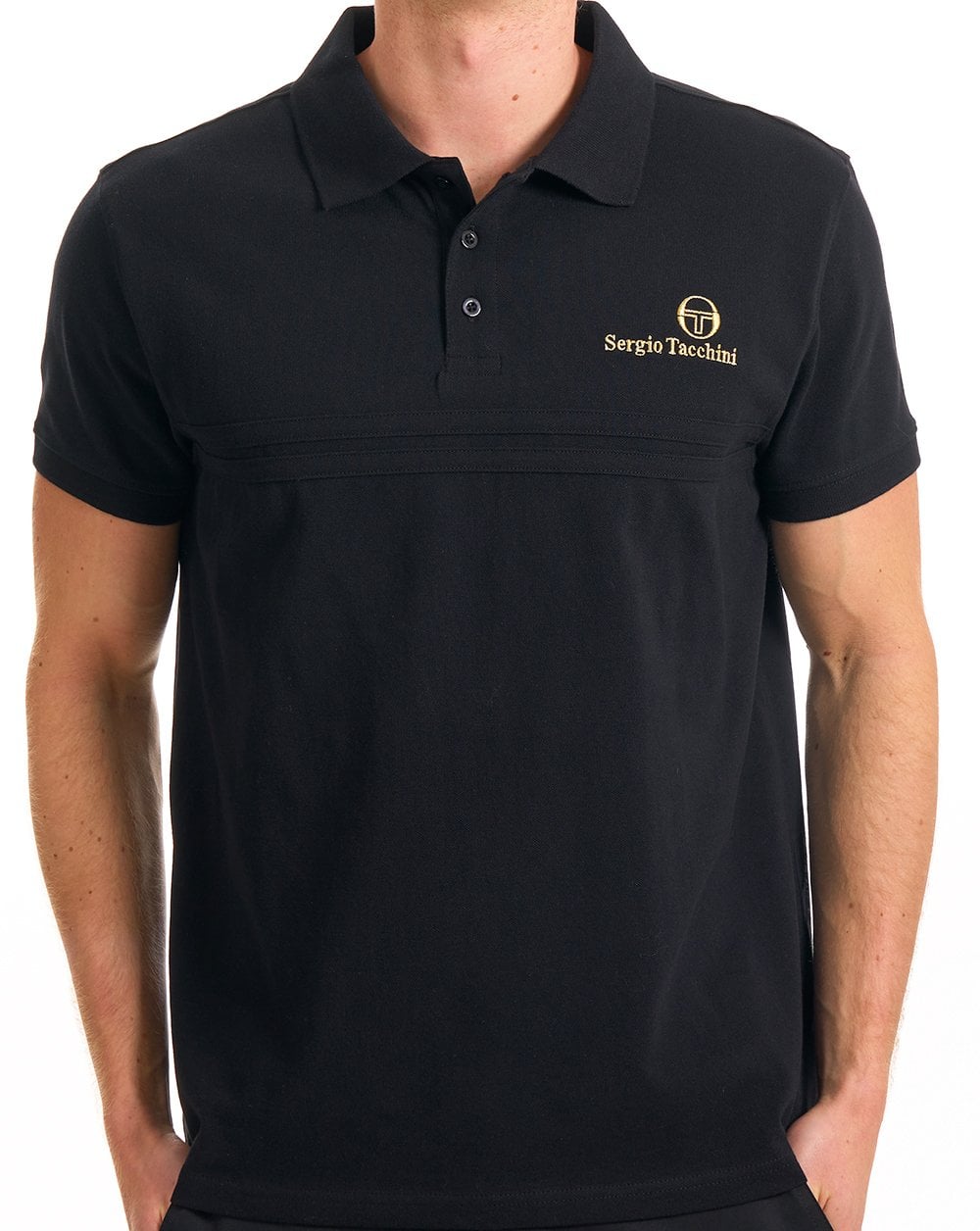 Sergio Tacchini Supermac Primo Polo Black