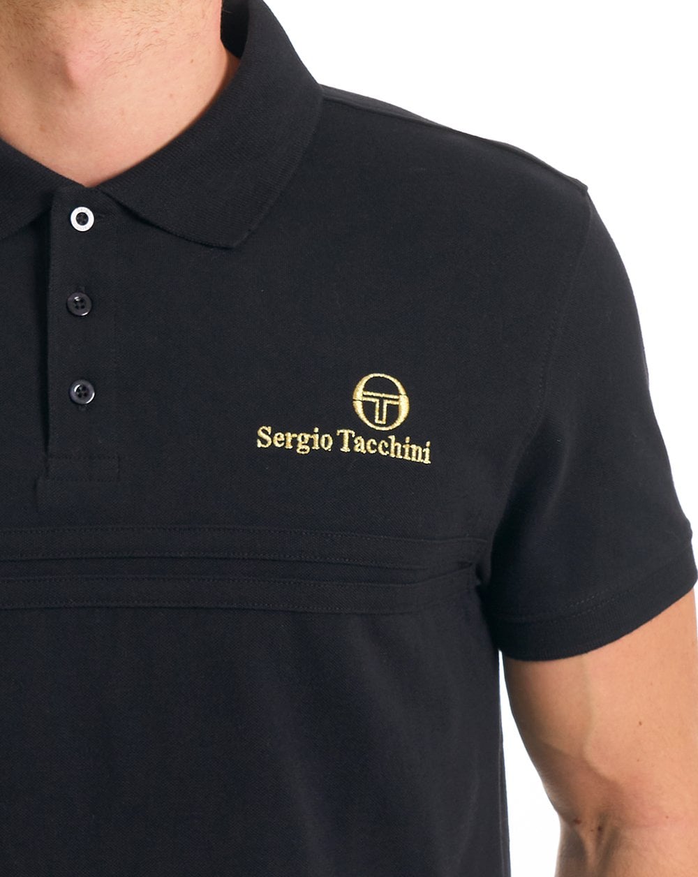 Sergio Tacchini Supermac Primo Polo Black