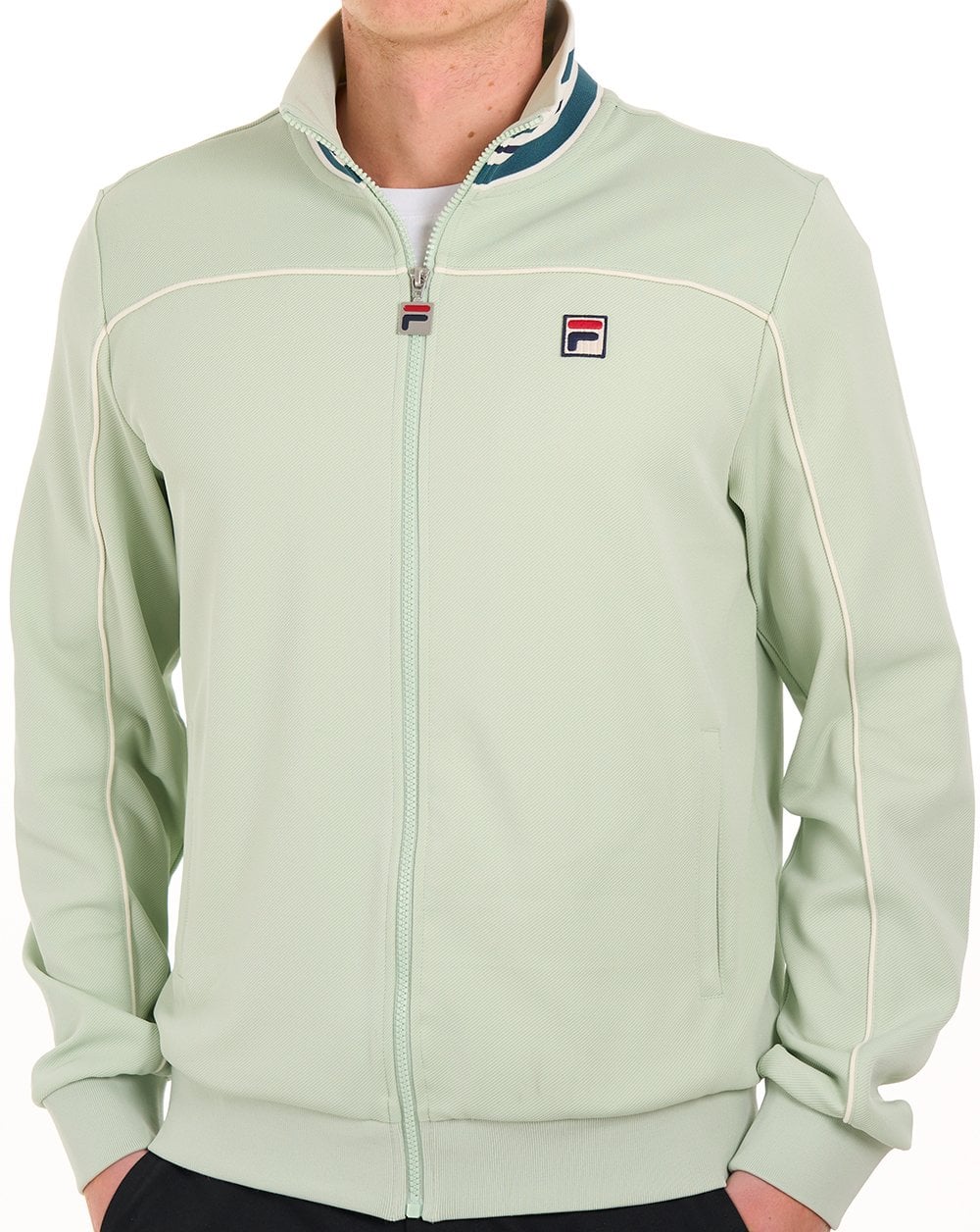 Fila Vintage Federico Track Top Soft Green