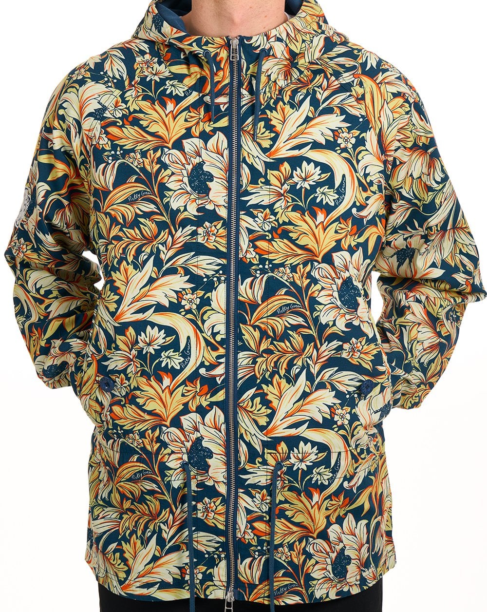 Pretty Green Bostall Printed Jacket Navy