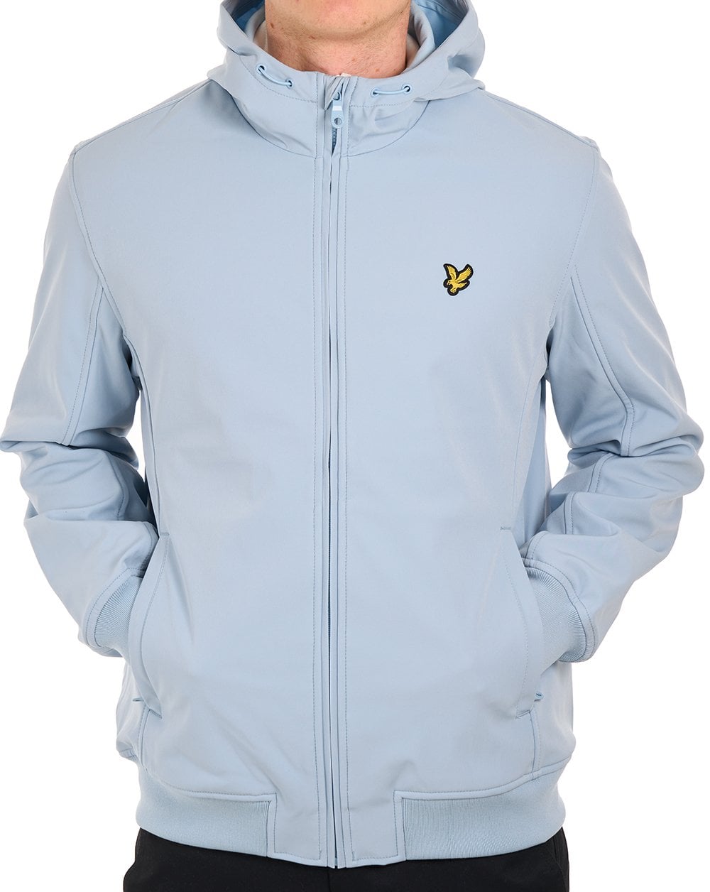 Lyle & Scott Mesh Back Softshell Jacket Opal Blue