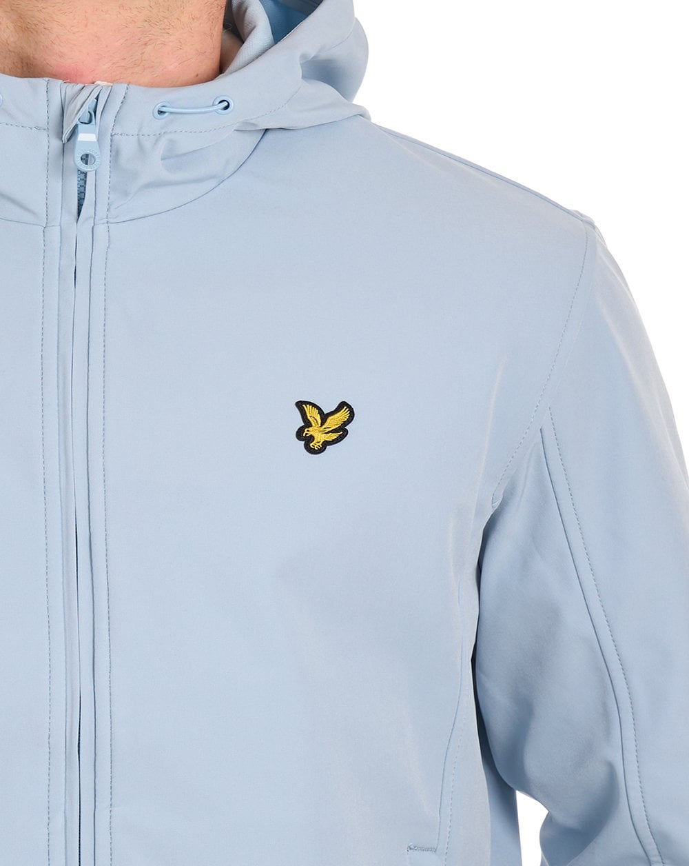 Lyle & Scott Mesh Back Softshell Jacket Opal Blue