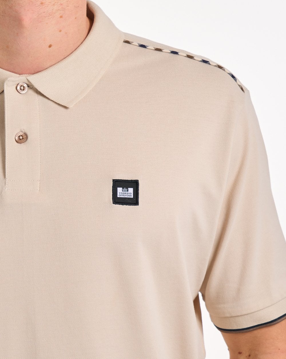 Weekend Offender Sakai Polo Shirt Cement