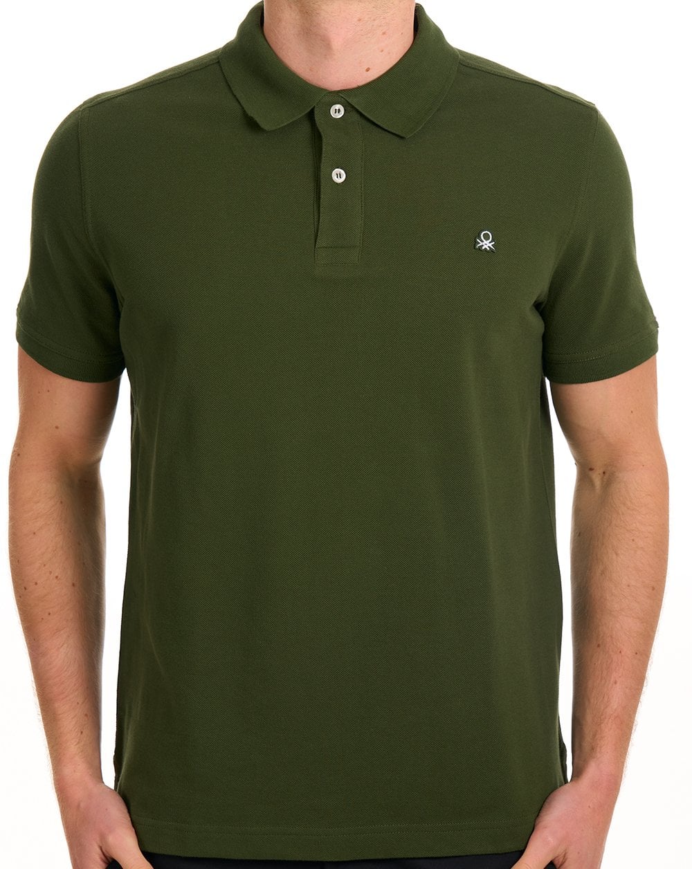 Benetton Polo Shirt Dark Green