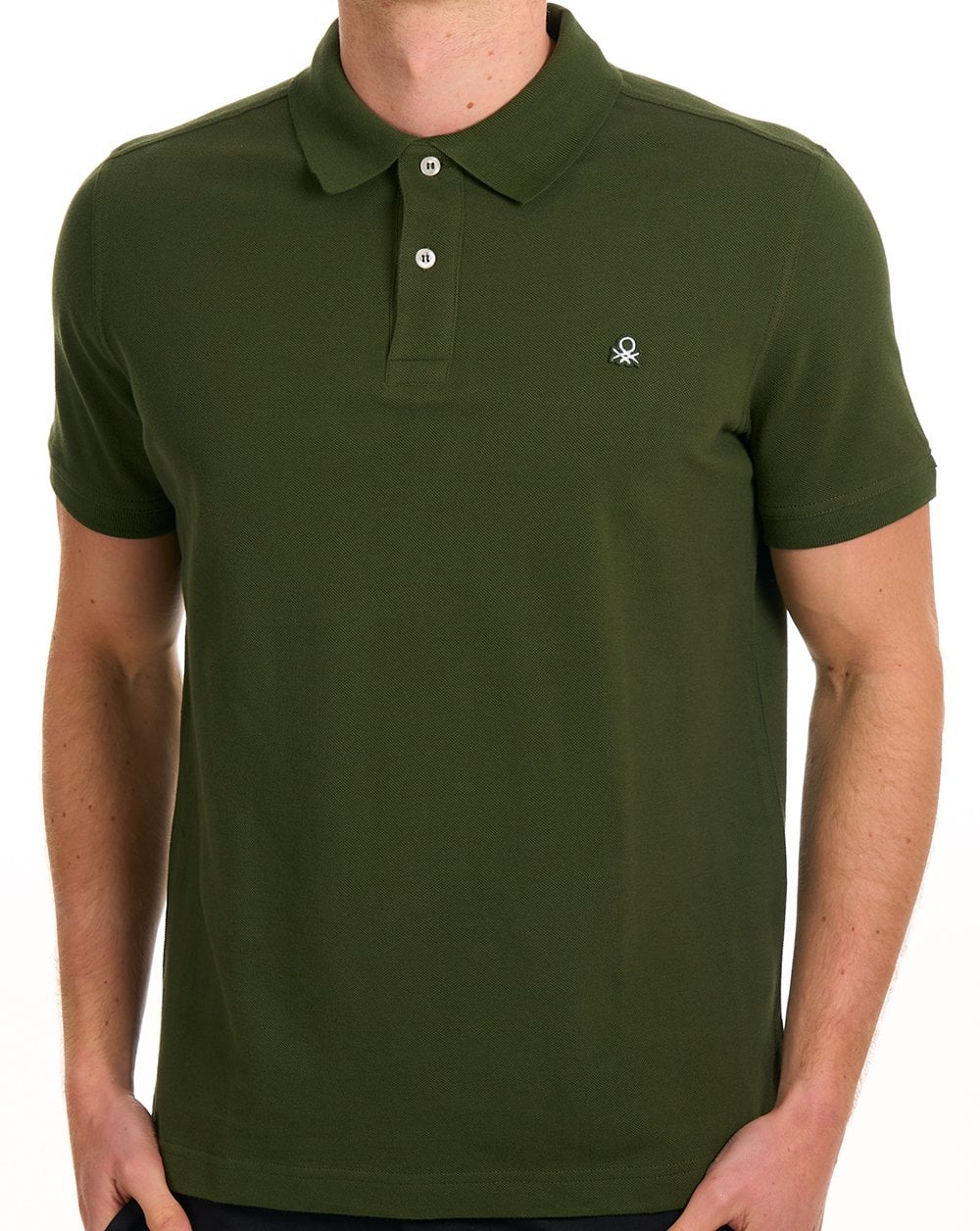 Benetton Polo Shirt Dark Green