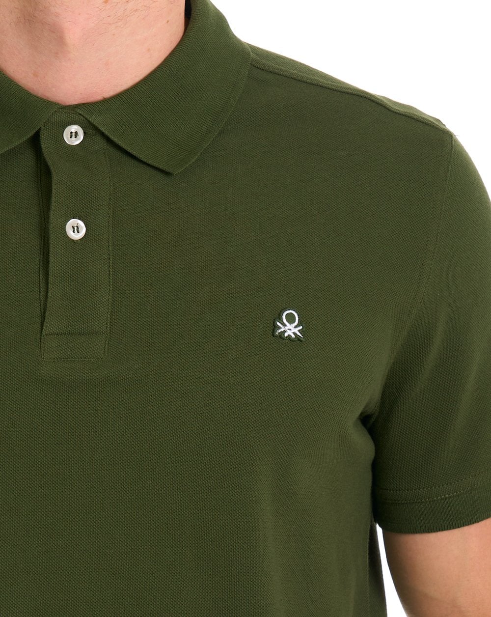 Benetton Polo Shirt Dark Green