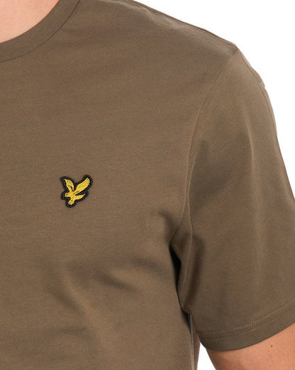 Lyle & Scott T Shirt Khaki Ash