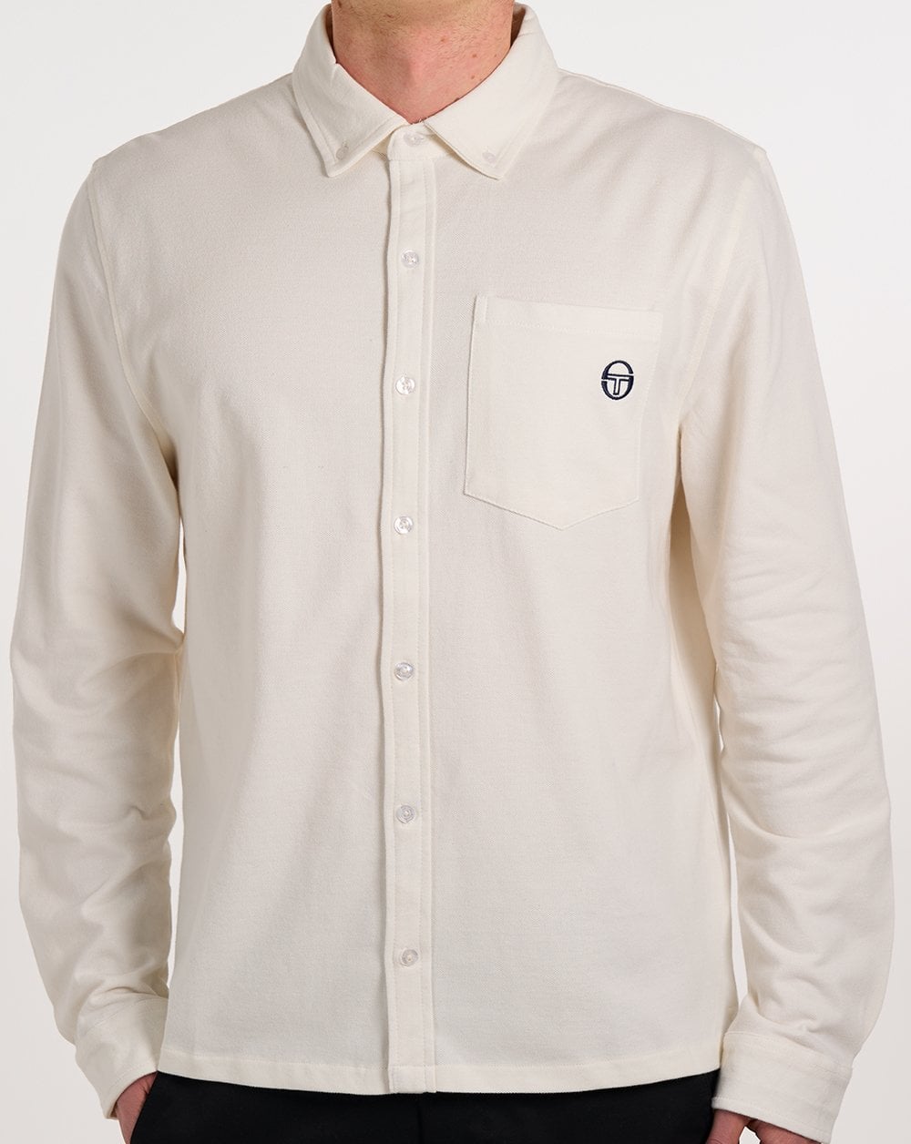 Sergio Tacchini Lanz Pique Shirt Gardenia