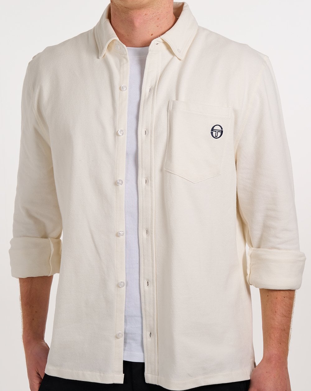 Sergio Tacchini Lanz Pique Shirt Gardenia