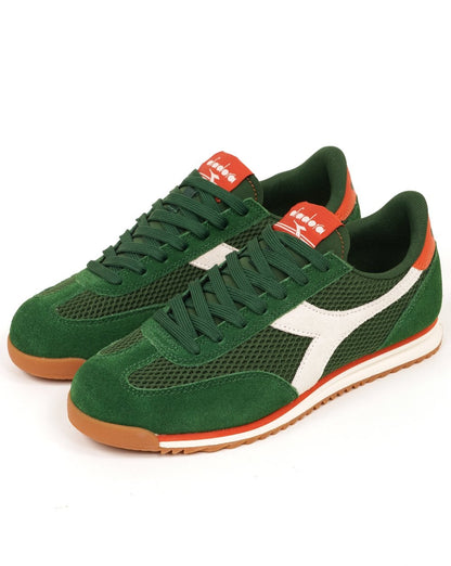 Diadora Cross Mesh Trainers Eden Green