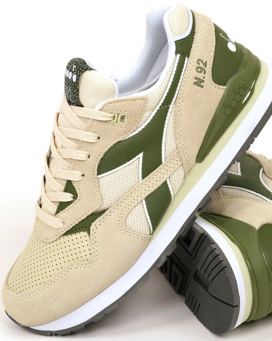 Diadora N92 Advance Trainers Cream Olive
