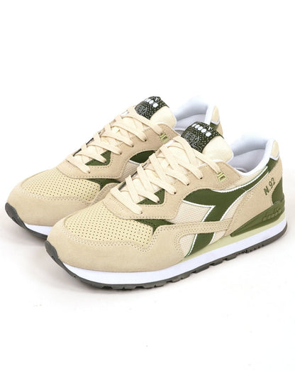 Diadora N92 Advance Trainers Cream Olive