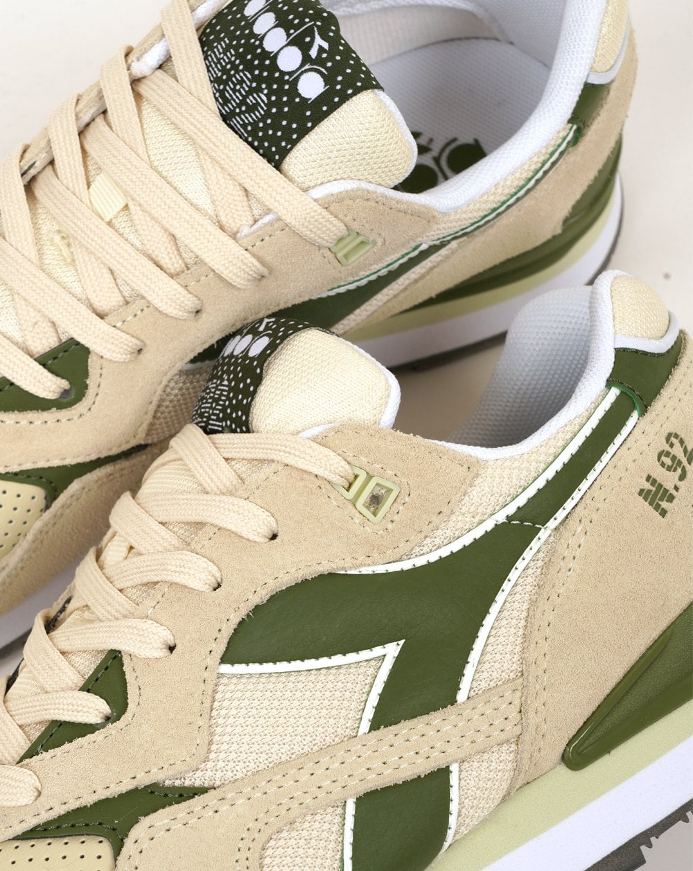 Diadora N92 Advance Trainers Cream Olive