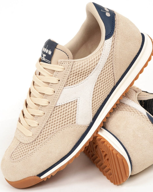 Diadora Cross Mesh Trainers Parchment