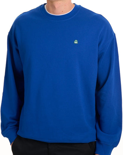 Benetton Logo Sweatshirt Royal Blue