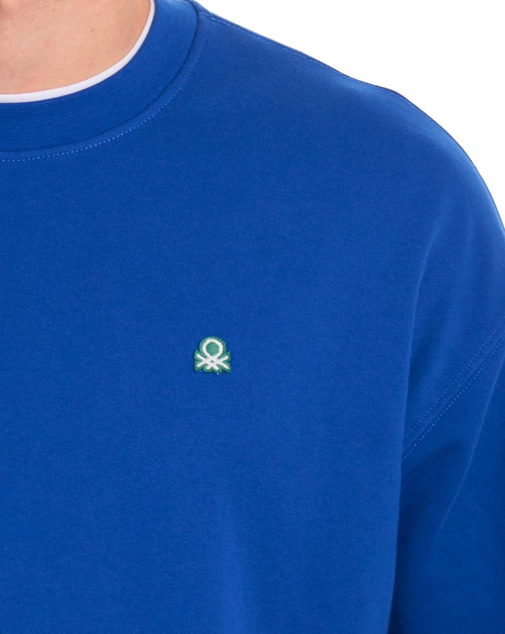 Benetton Logo Sweatshirt Royal Blue