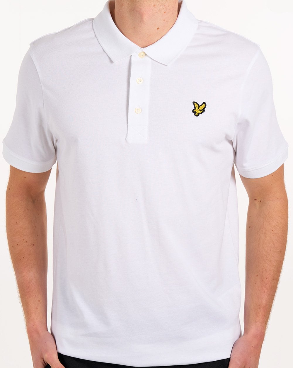Lyle & Scott Jersey Polo Shirt White