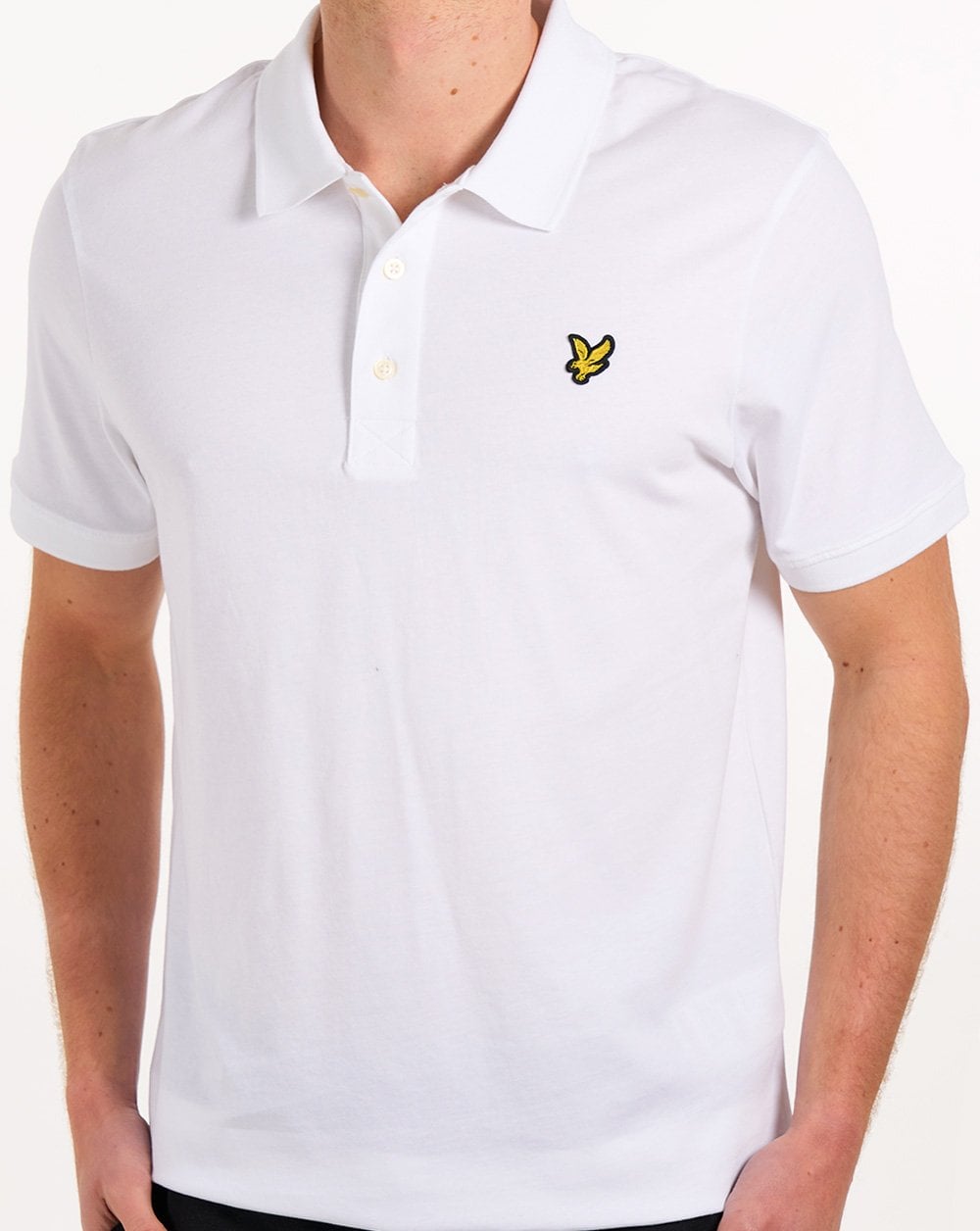Lyle & Scott Jersey Polo Shirt White