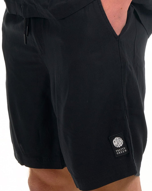 Pretty Green Islington Shorts Black