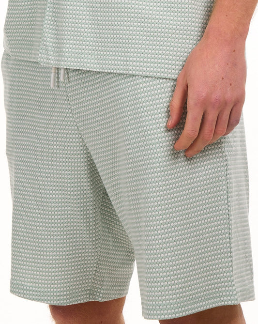 Ben Sherman Tri Colour Textured Short Mint