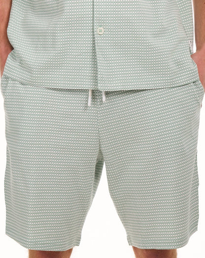 Ben Sherman Tri Colour Textured Short Mint
