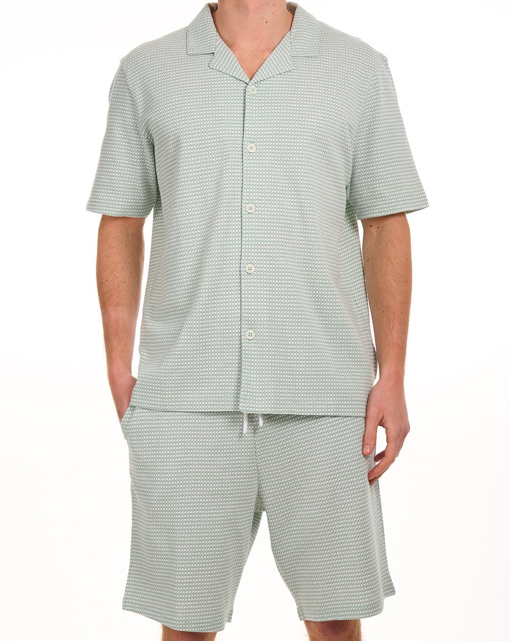 Ben Sherman Tri Colour Textured Short Mint