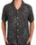 Pretty Green Resonance Linear Paisley SS Shirt Black