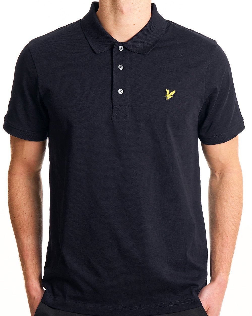 Lyle & Scott Jersey Polo Shirt Dark Navy