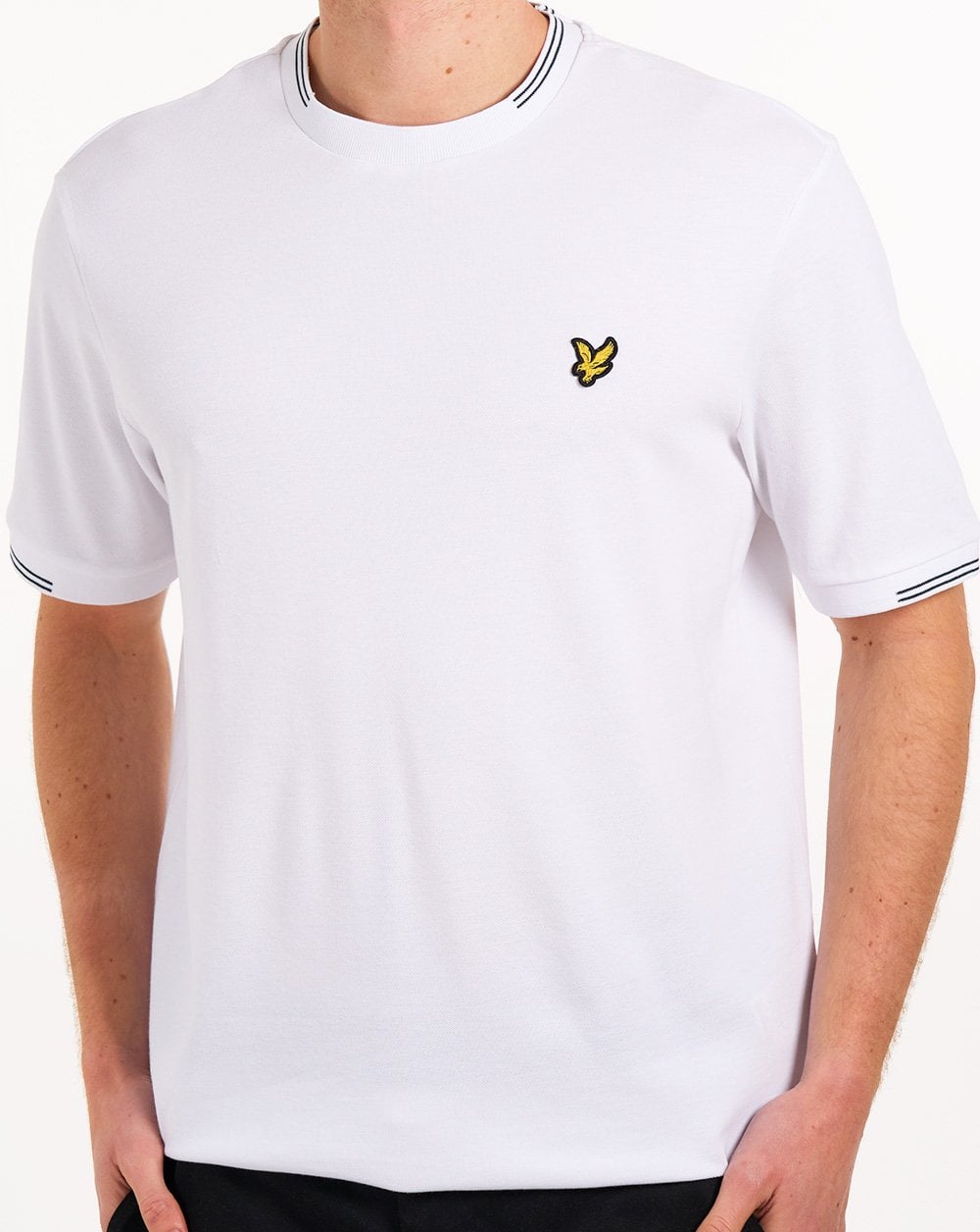 Lyle & Scott Fine Tipped T Shirt White