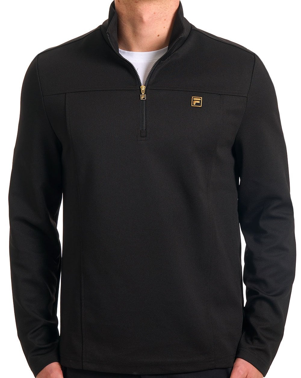 Fila Gold Hogan 1/4 Zip Top Black