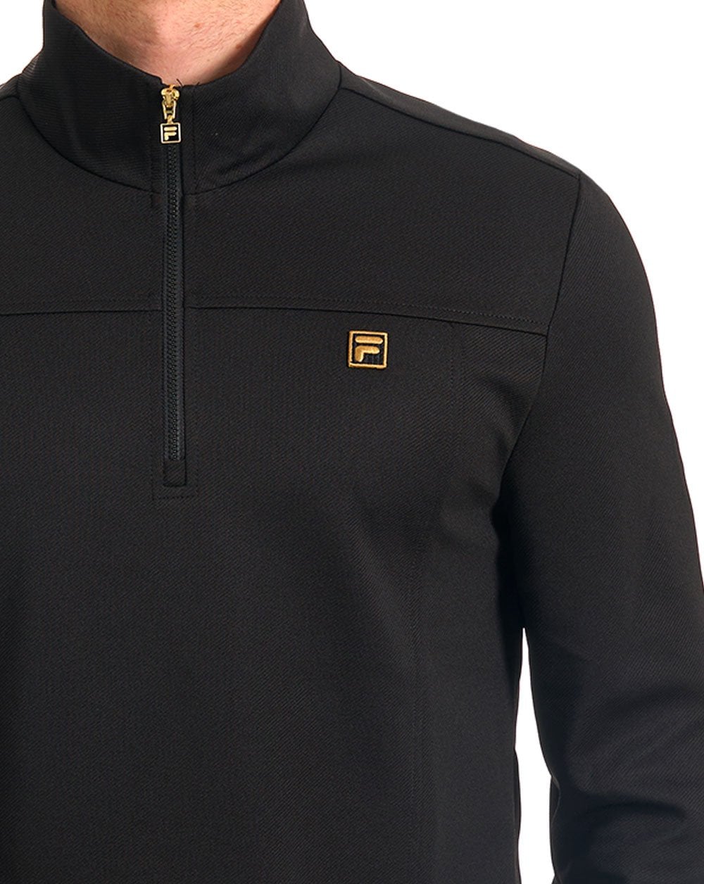 Fila Gold Hogan 1/4 Zip Top Black
