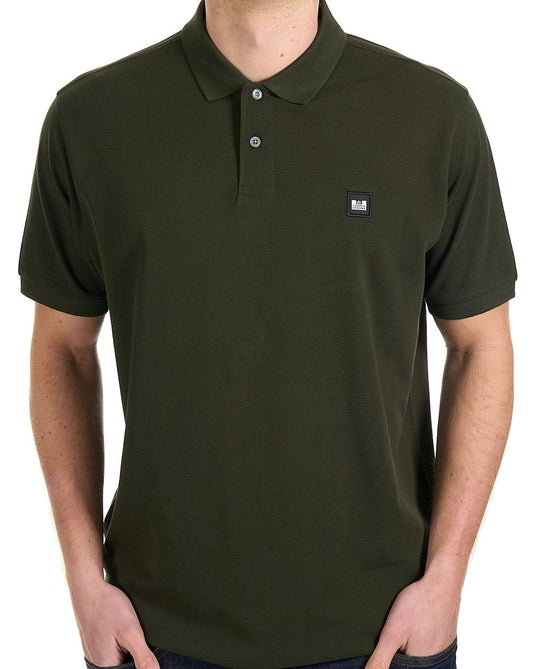 Weekend Offender Heathcote Polo Shirt Dark Green