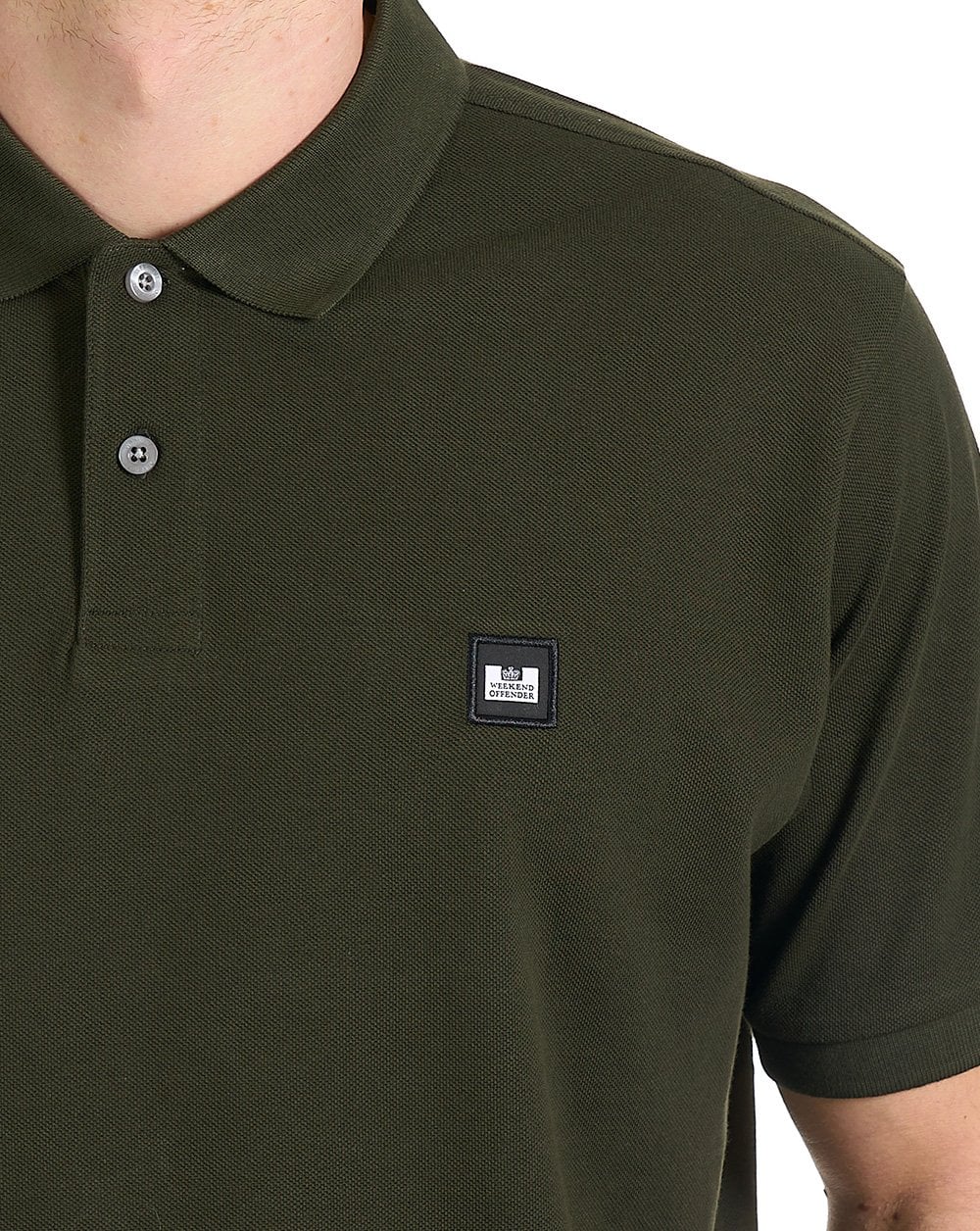 Weekend Offender Heathcote Polo Shirt Dark Green