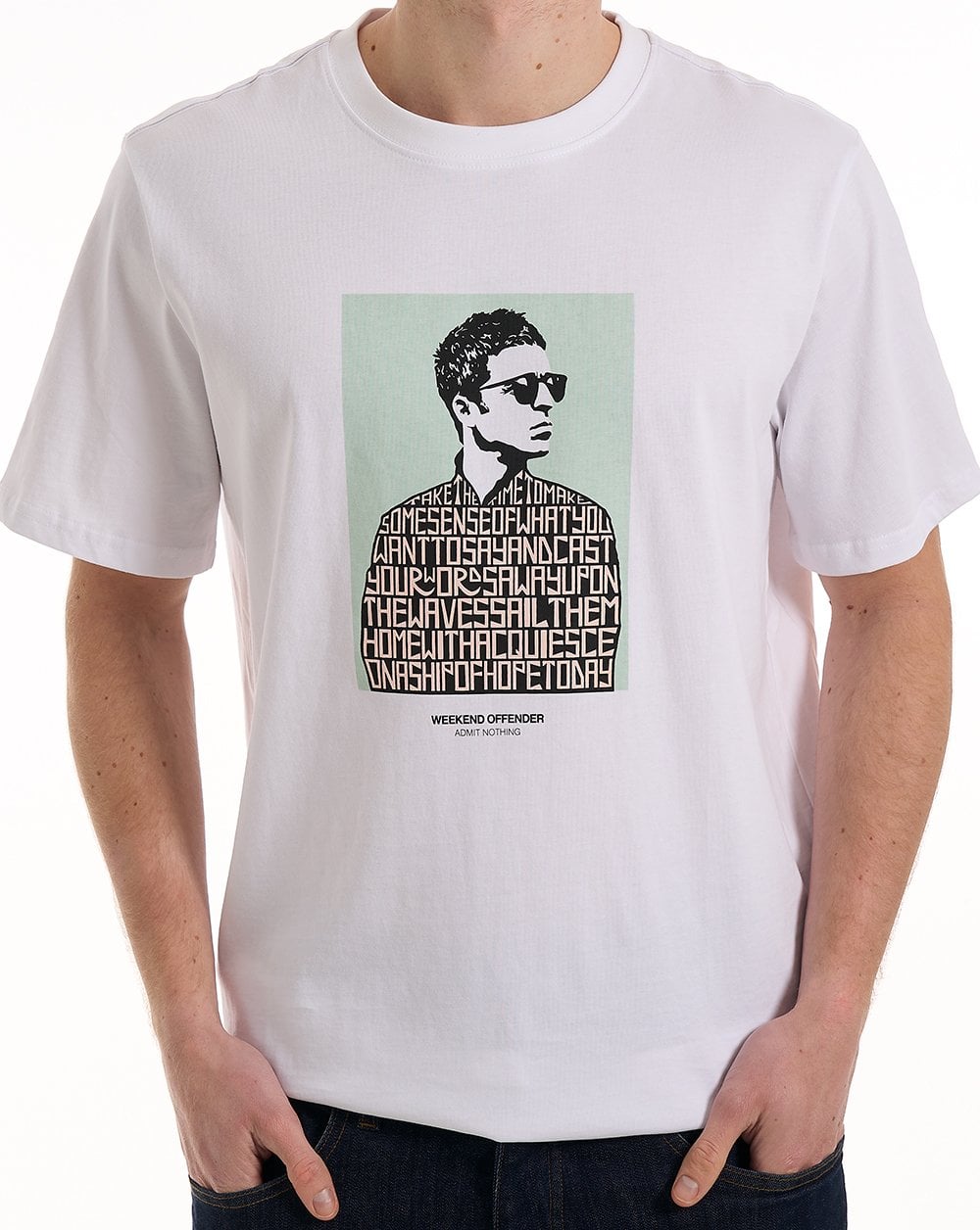 Weekend Offender Camden Graphic Tee White