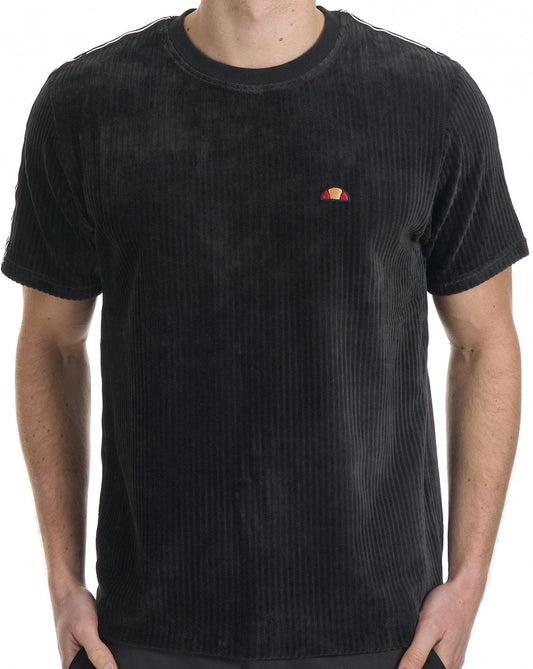 Ellesse Madori Velour T Shirt Black