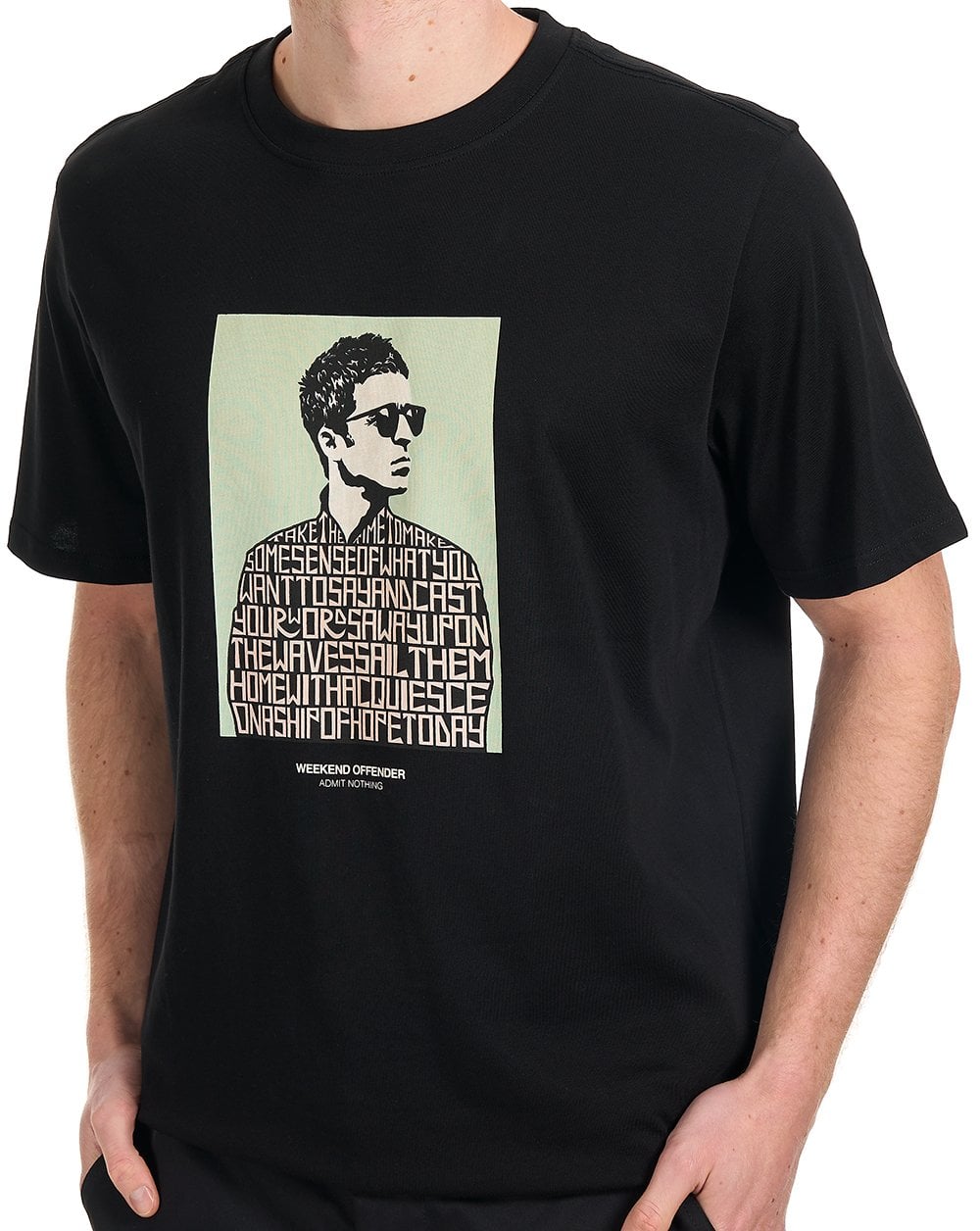 Weekend Offender Camden Graphic Tee Black