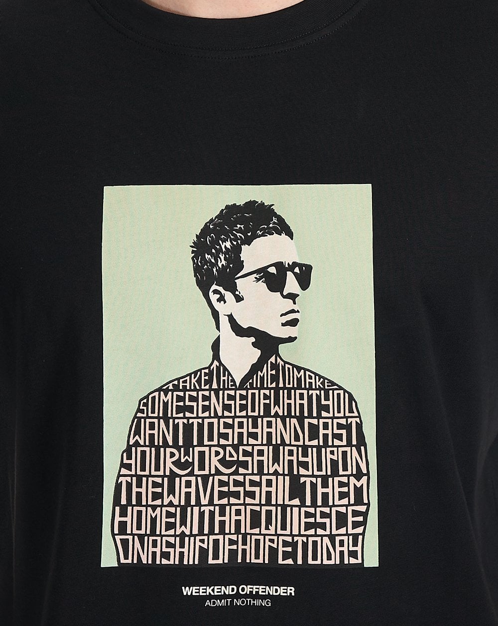 Weekend Offender Camden Graphic Tee Black
