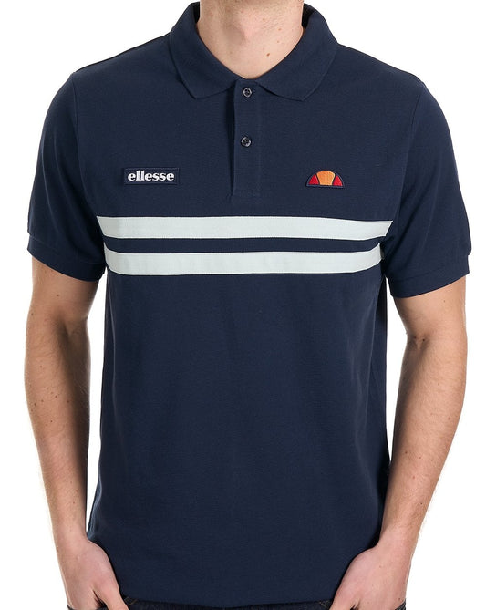 Ellesse Rimini Polo Shirt Navy / Light Blue