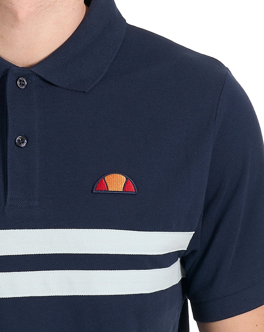 Ellesse Rimini Polo Shirt Navy / Light Blue