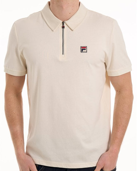 Fila Vintage Ettore Zip Polo Gardenia